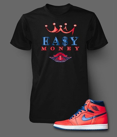 T Shirt To Match Retro Air Jordan 1 David Letterman Shoe Vegas