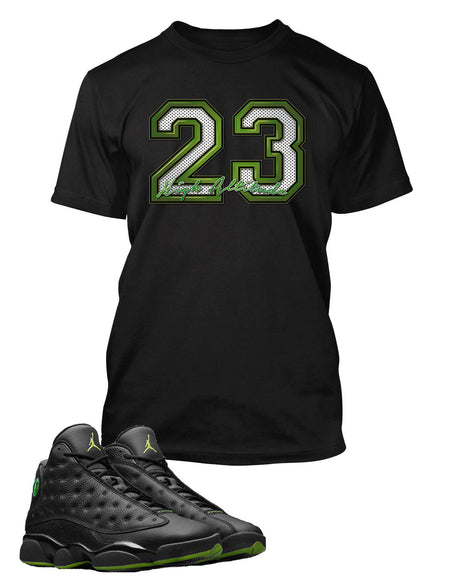 T Shirt To Match Retro Air Jordan 6 Green Glow Shoe