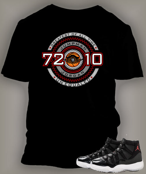 Graphic T Shirt To Match Retro Air Jordan 11 72 10 Shoe Vegas