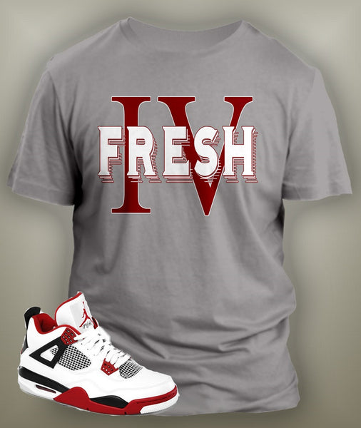 Graphic T Shirt To Match Retro Air Jordan 4 Shoe Vegas Big and Tall