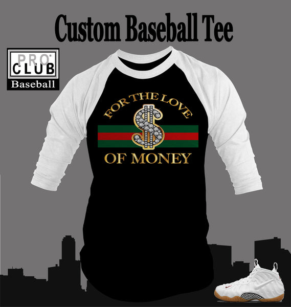 Baseball T Shirt To Match Gucci Foamposite Shoe – Vegas Big and Tall