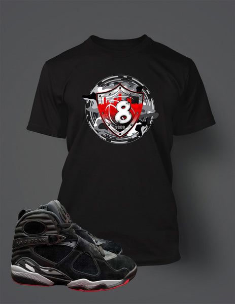 T Shirt to Match Retro Air Jordan 8 Alternate Bred Shoe Vegas