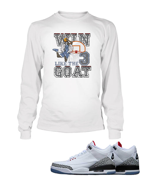 Jordan 3 black cement t shirt top