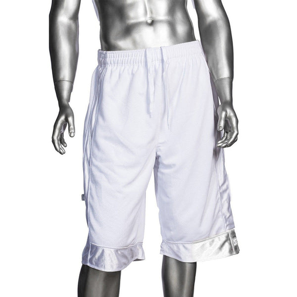White mesh new arrivals basketball shorts