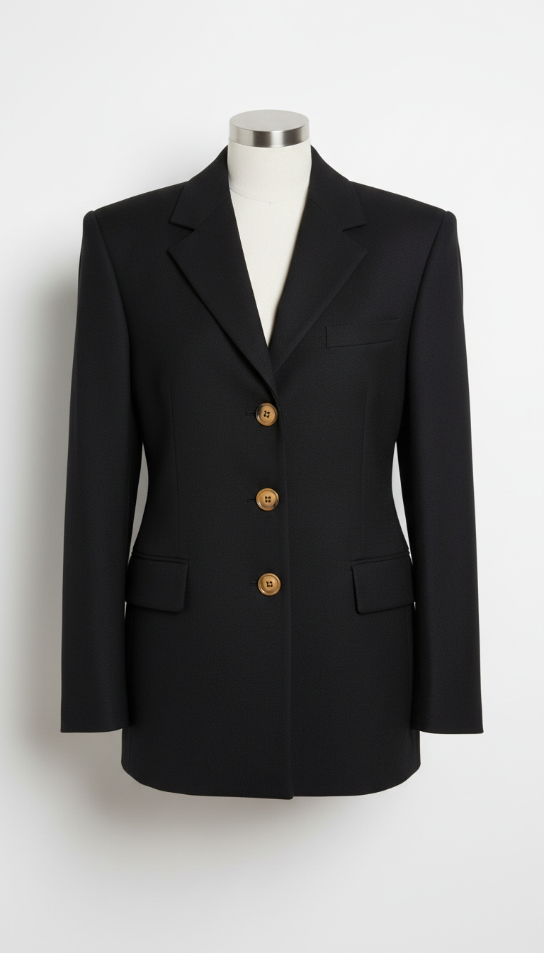 Midnight Black Statement Jacket