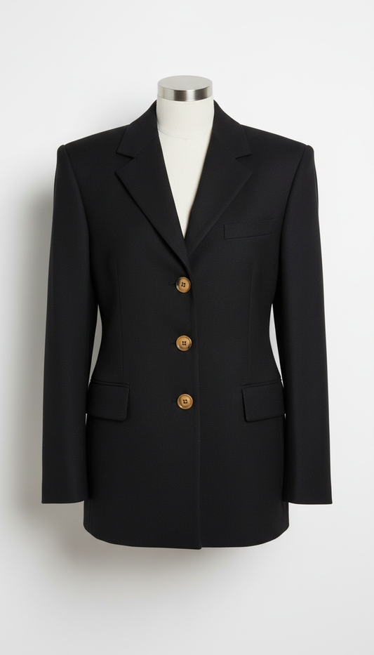 Midnight Black Statement Jacket