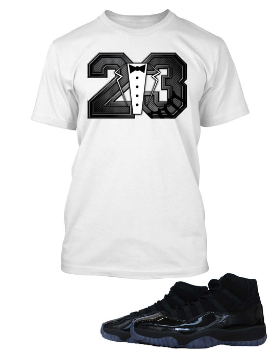 Tee Shirt to Match  Air J11 Cap Gown Graphic Sneaker Sport Big Tall Small T