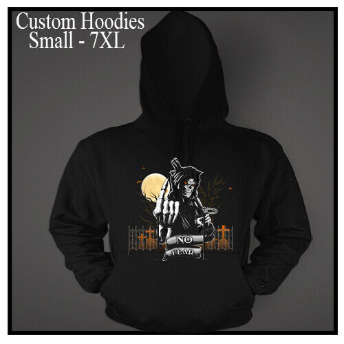 Reaper Fear Skull Graphic Hoodie To Match J3 Fear Sneaker Big Tall Sm Pullover
