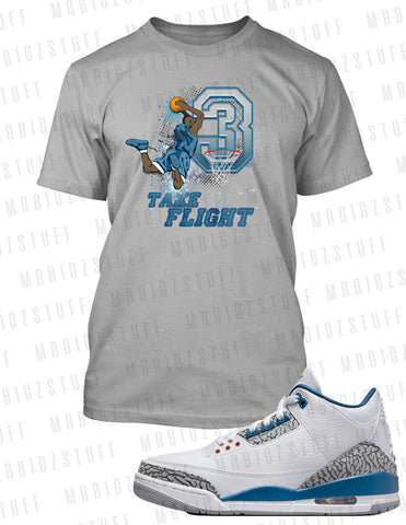 Wizard Take Flight  Graphic Sneaker Tee Shirt To Match J3 Wizards Big Tall Sm T