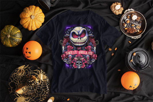 Sweet Dreams Graphic Sneaker Tee Halloween T-Shirt Big & Tall Sm Street Wear