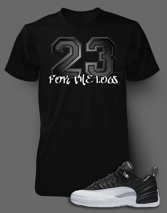 Tee  Shirt to Match AIR J12 LOW PLAYOFFS Sneaker Sport Pro Club Shaka  Graphic T