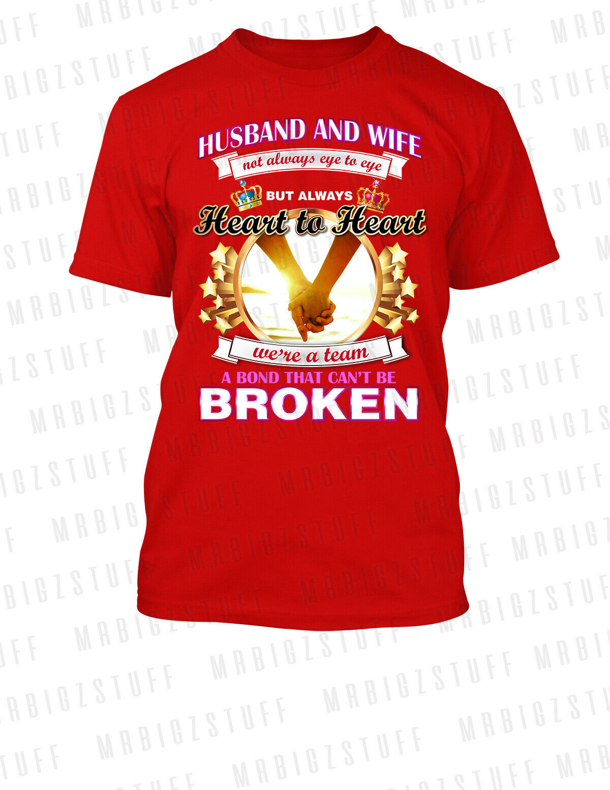Not Easily Broken T Shirt Valentine His and Her Husband Wife Lovers Tee Shirt