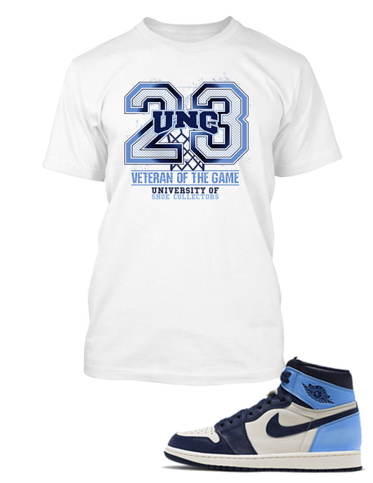 UNC Veteran of the Game Graphic Sneaker Tee Shirt J1 UNC Big Tall Pro Club Shaka