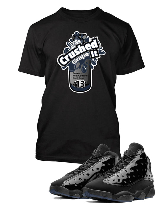 Crushed It Graphic Sneaker Sport Tee Shirt Match J13 Cap And Gown Pro Club Shaka