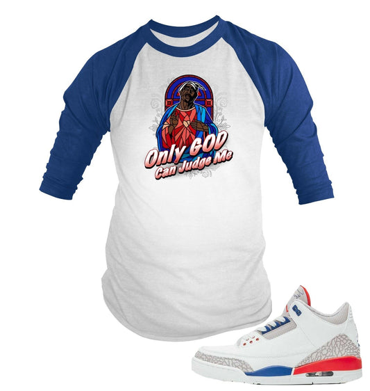Only God Can Judge Me Graphic Tee Shirt to Match J3 Base ball Mens Big Tall Sm T