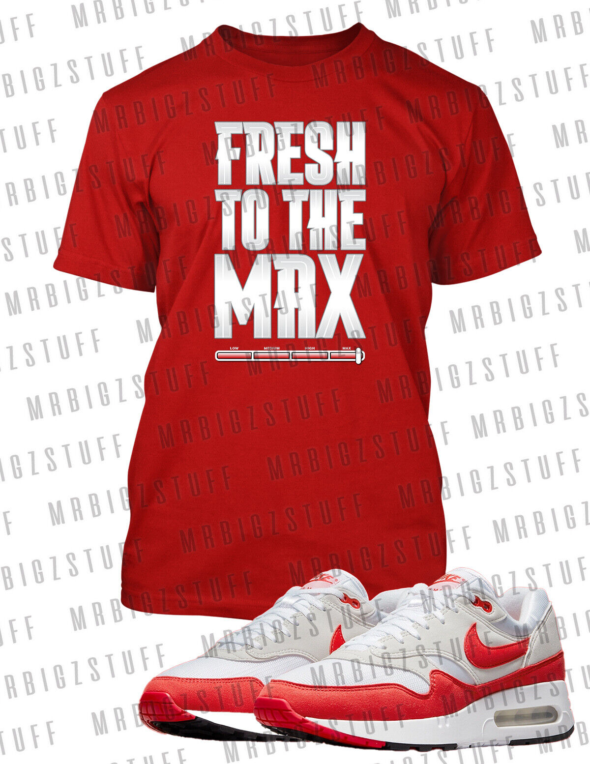 Graphic Men Pro Club Shaka Big Tall Tee Shirt Fresh To The Max 1 86 Big Bubble T