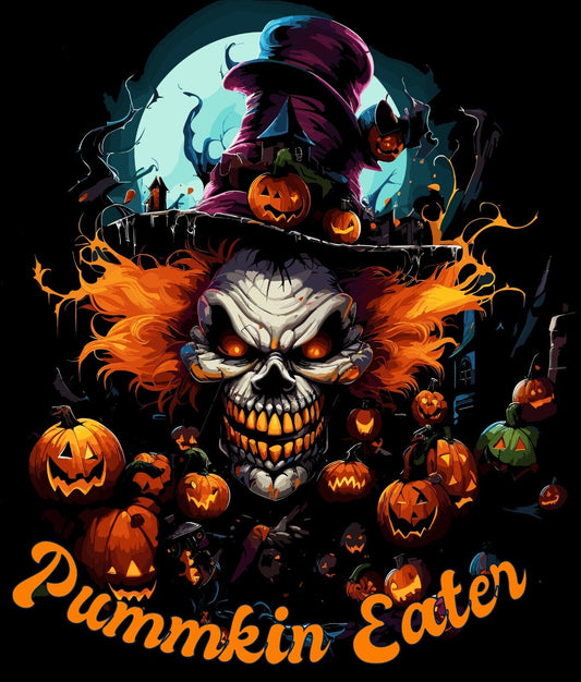 Graphic Clown Halloween Pummkin Eater Tee Big Tall Shirt Pro Club Shaka Sport T