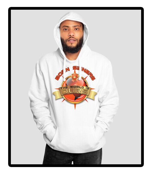 Born Sinners Hip Hop Street Wear Graphic Hoodie Pullover Big Tall Small J1 Sport
