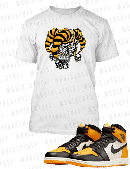 Joker Jester Clown Graphic Sneaker Tee Shirt J1 OG Big Tall Small Pro Club Shaka