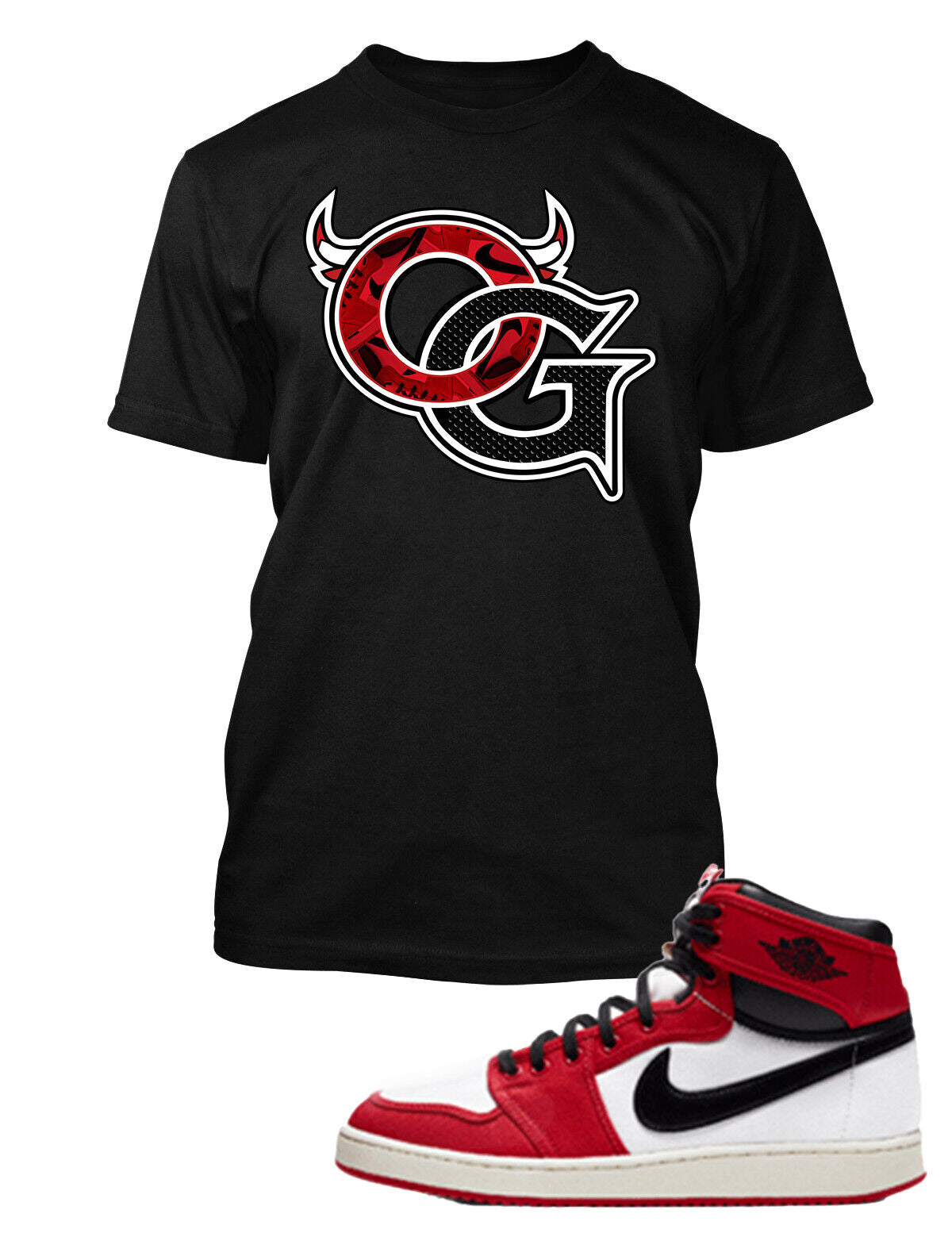 OG Graphic Sneaker Tee Shirt Match J1 KO Chicago Pro Club Shaka Big Tall Small T