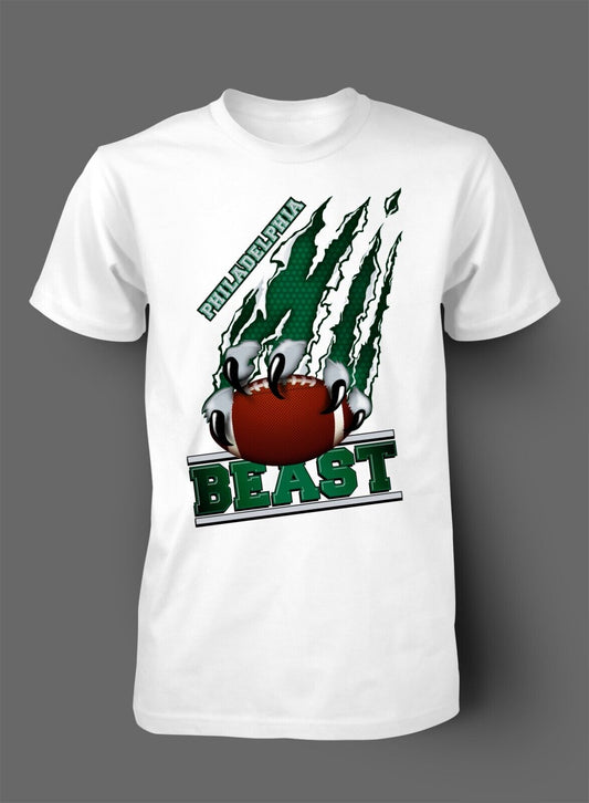 Philly Beast Sneaker Tee To Match Retro J1 Shoe AIR J1 HIGH Eagles Fan Favorite