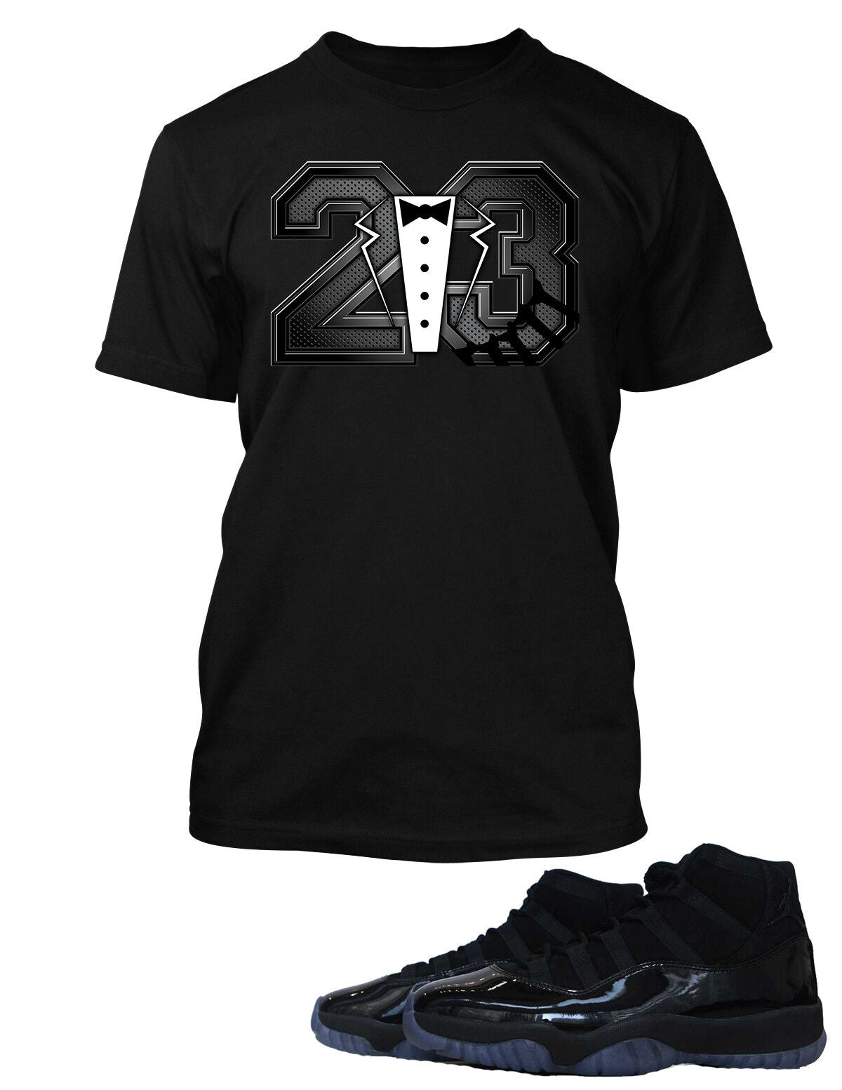Graphic Sneaker Sport Tee Shirt to Match J11 Cap And Gown Big Tall Sm T