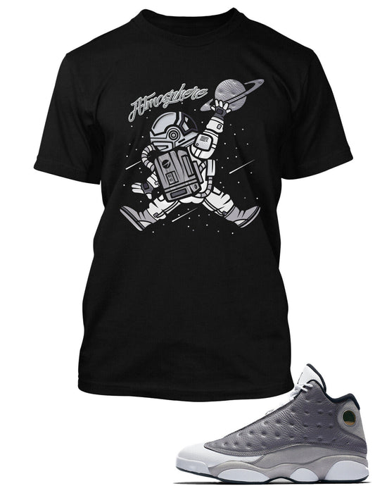 Graphic Sneaker Tee Shirt To Match J13 Atmosphere Grey Pro Club Shaka Big Tall T