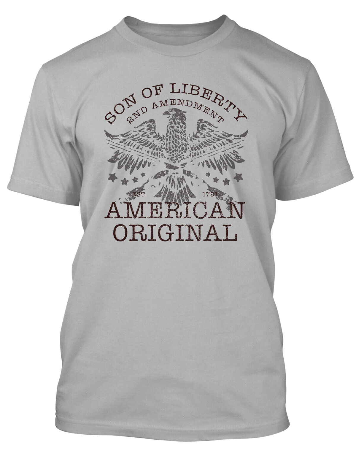 2nd Amendment Sons of Liberty Tee Shirt Big Tall Sm Pro Club Shaka Graphic T