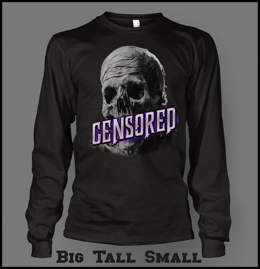 Skull Mummy Censored Sport Tee Shirt To Match J12 Sneaker Big Tall Sm Graphic T