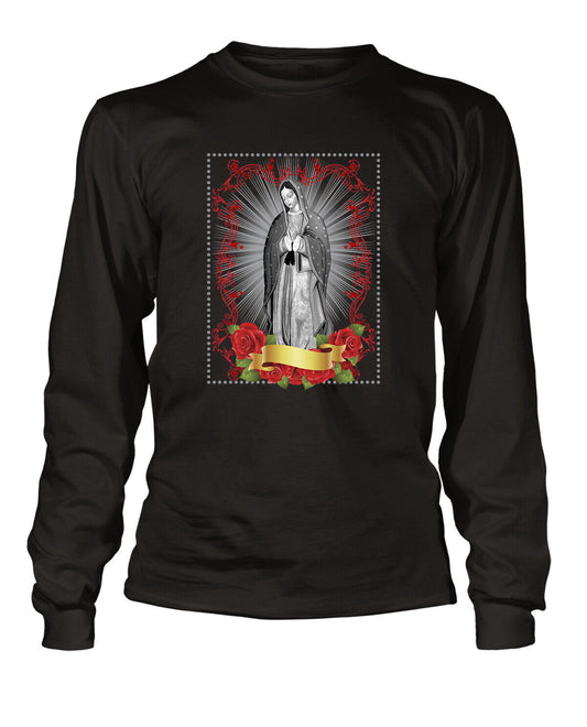 Virgin Maria Mens Pro Club Shaka Tee Shirt  Big Tall Small Religious Graphic Tee