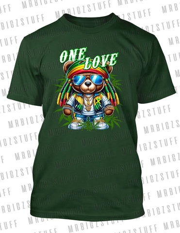 420 Days Tee Shirt Love Chronic Bear Big Tall Sm Sneaker Graphic Pro Club Shaka