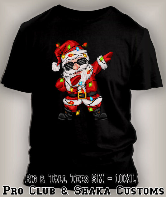 Christmas Godfather OG Santa Tee Shirt Holiday Pro Club Shaka Big Tall Small T