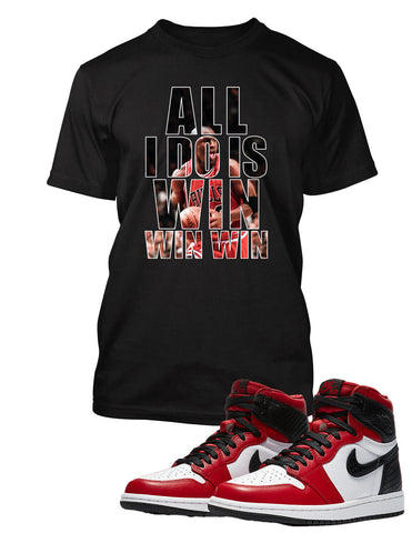 All I Do is Win Tee Shirt J1 Snake Sneaker Big Tall Sm Graphic Pro Club Shaka T