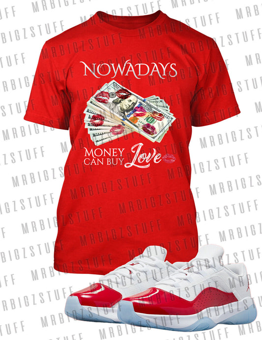 Nowadays Graphic Sneaker Tee Shirt To Match J11 CMFT Cherry Shoes Big Tall Small