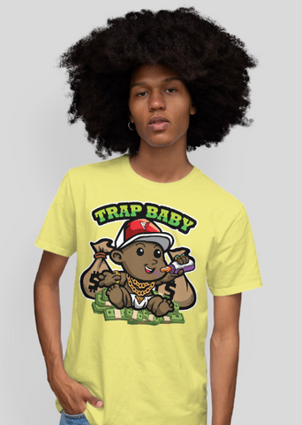 Trap Baby Retro Sneaker Tee Shirt  Shoe Men Graphic Short Sleeve Tee