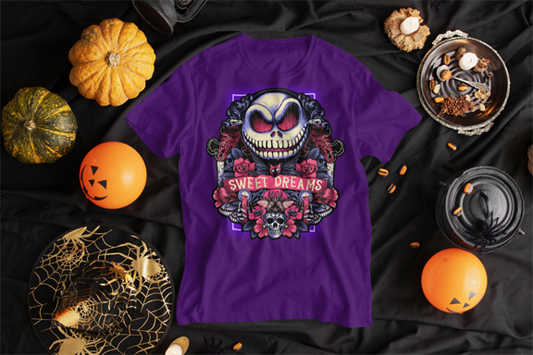 Sweet Dreams Graphic Sneaker Tee Halloween T-Shirt Big & Tall Sm Street Wear