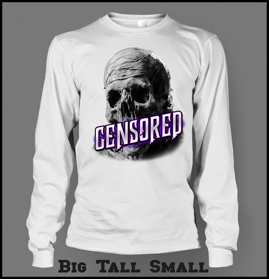 Skull Mummy Censored Sport Tee Shirt To Match J12 Sneaker Big Tall Sm Graphic T