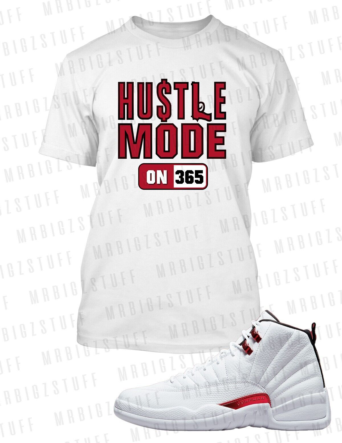 Hustle Mode 365 Sneaker J12  Twist Tee Shirt Grey Stone 8XL Hip Sport  Big Tall