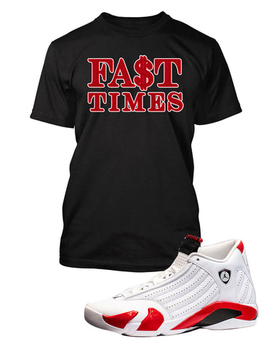 Fast Times Graphic Sneaker Hip Tee shirt to Match J14 Eye Candy Big Tall Sm T