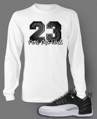 Graphic Sneaker Sport HIp Tee Shirt to Match J12 LOW PLAYOFFS Big Tall Sm T