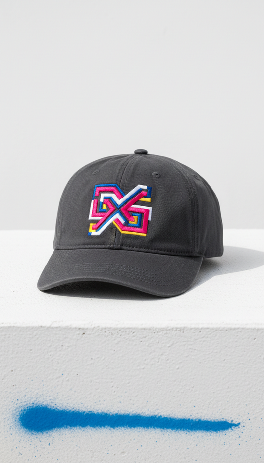 Statement Cap with Embroidered Logo