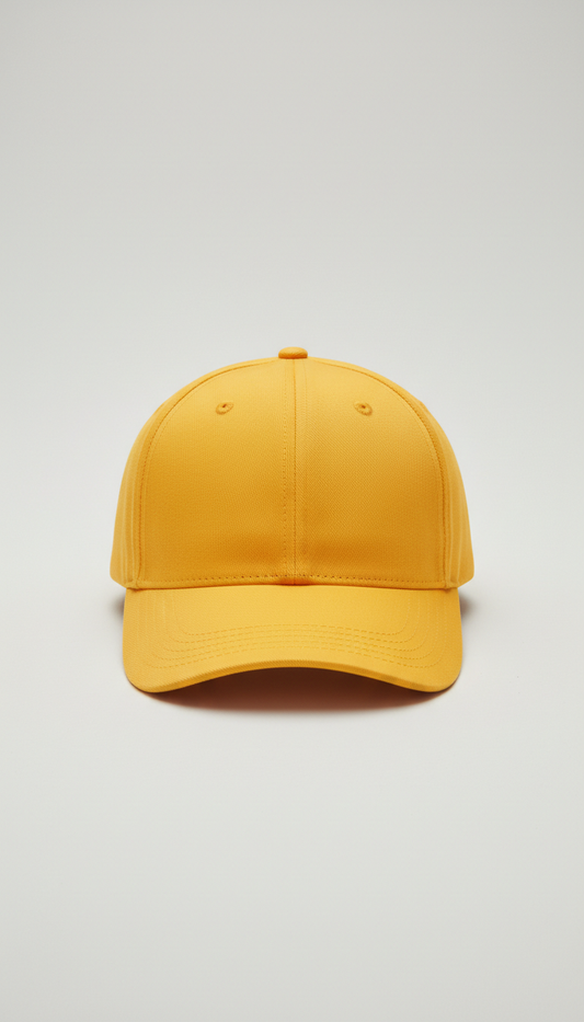 Traffic Yellow Cap Distinct Brim
