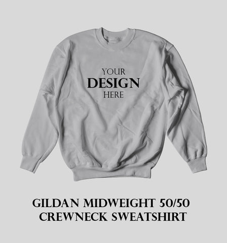 Gildan Midweight 50/50 Crewneck Sweatshirt