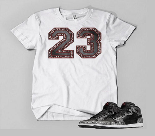 T Shirt To Match Retro Air Jordan 1 High Elephant Print Shoe