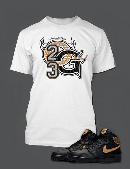 23, Fly One T Shirt to Match Retro Air Jordan 1 Shoe