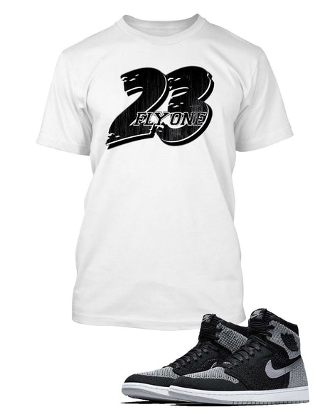 Fly One Graphic T Shirt to Match Retro Air Jordan 1 Shoe