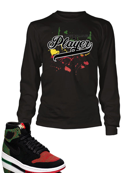 MVP Graphic T Shirt to Match Retro Air Jordan 1 High Flynit BHM Shoe