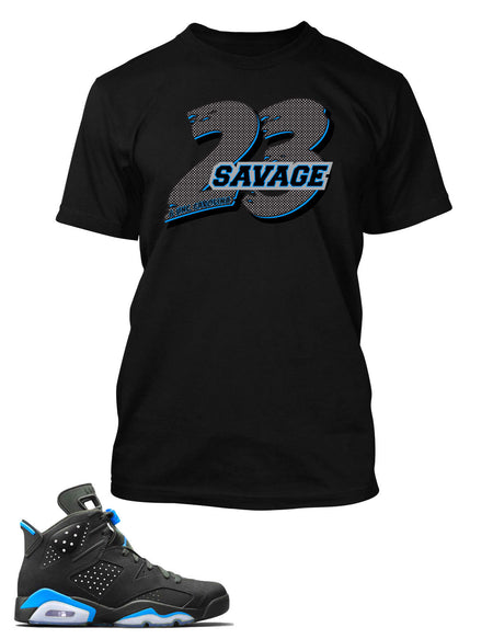 23 Savage Graphic T Shirt to Match Retro Air Jordan 6 Shoe