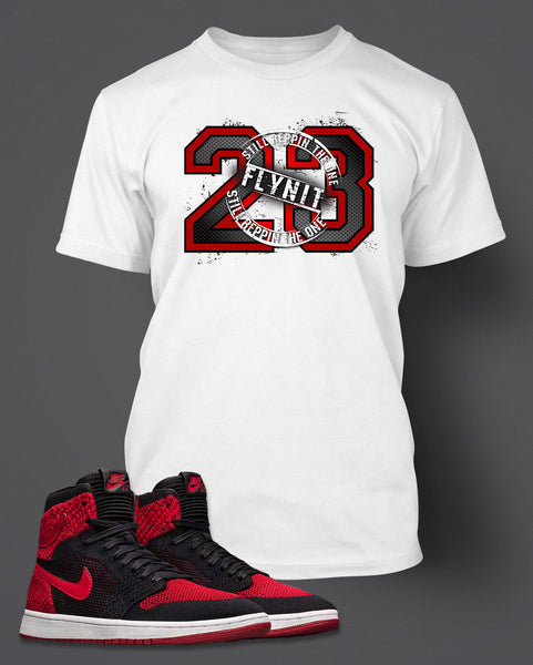 Graphic 23 T Shirt To Match Retro Air Jordan 1 Flynit Shoe
