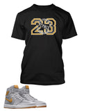 23 T Shirt to Match Retro Air Jordan 1 Flynit Shoe